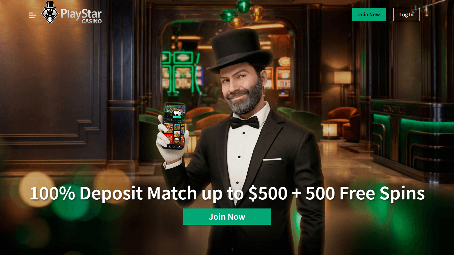 PlayStar Casino Desktop screenshot